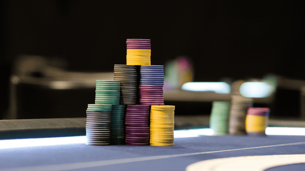 Tower of Poker Chips