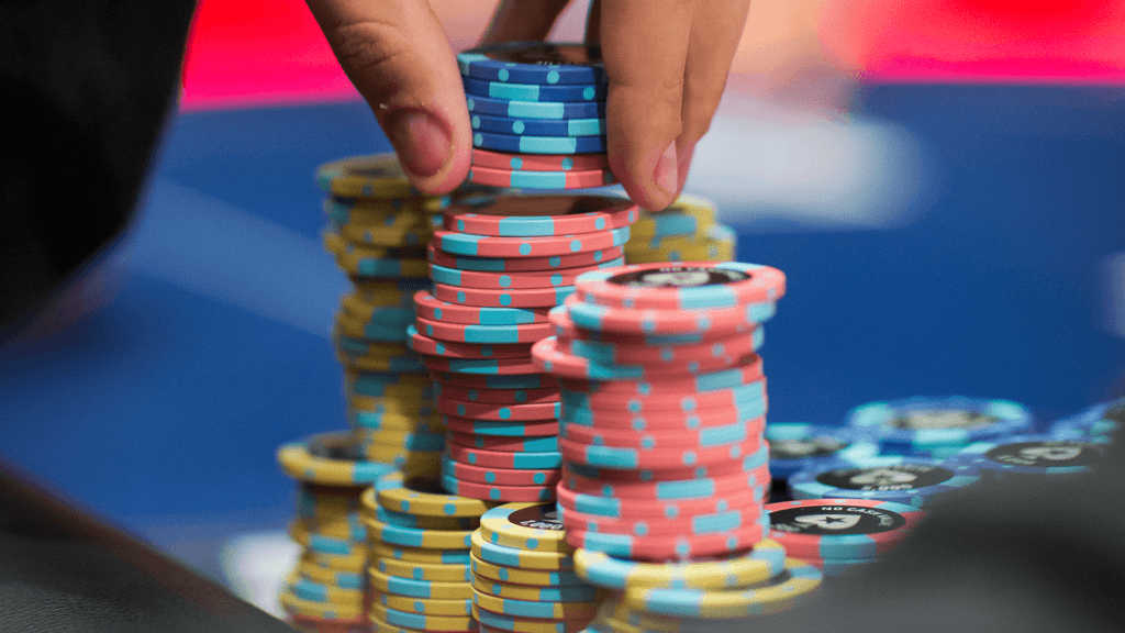 Picking up poker chips