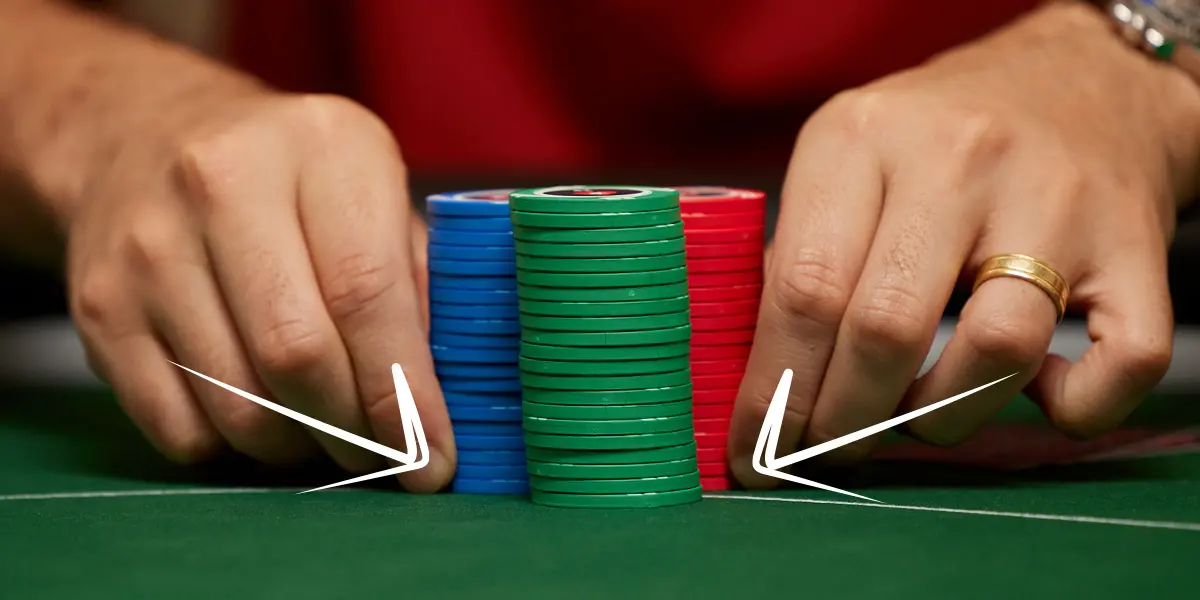 MTT player shoving all-in early in the tournament – example of early game mistake