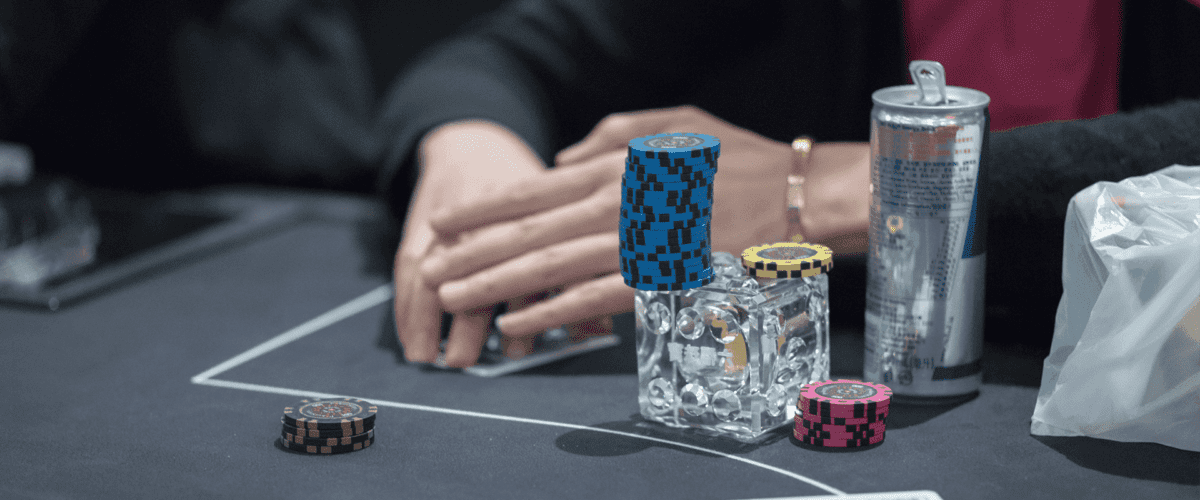 Poker Stack and Red Bull