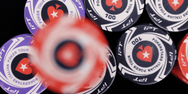 Black and Red Poker Chips