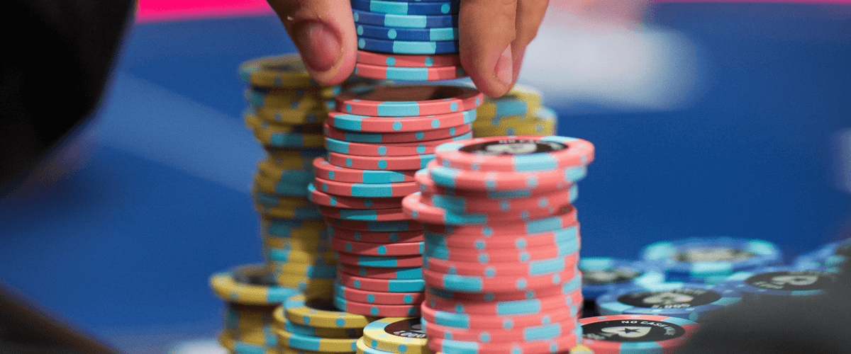Picking up poker chips