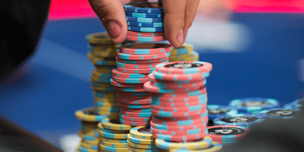 Picking up poker chips