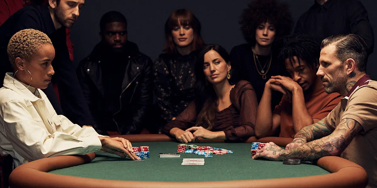 Poker player facing a donk-bet on a low paired flop