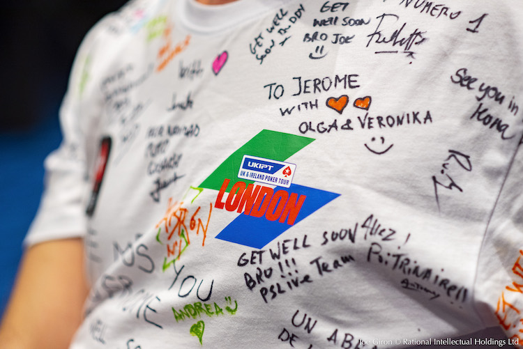 Jerome Moreau's good luck shirt